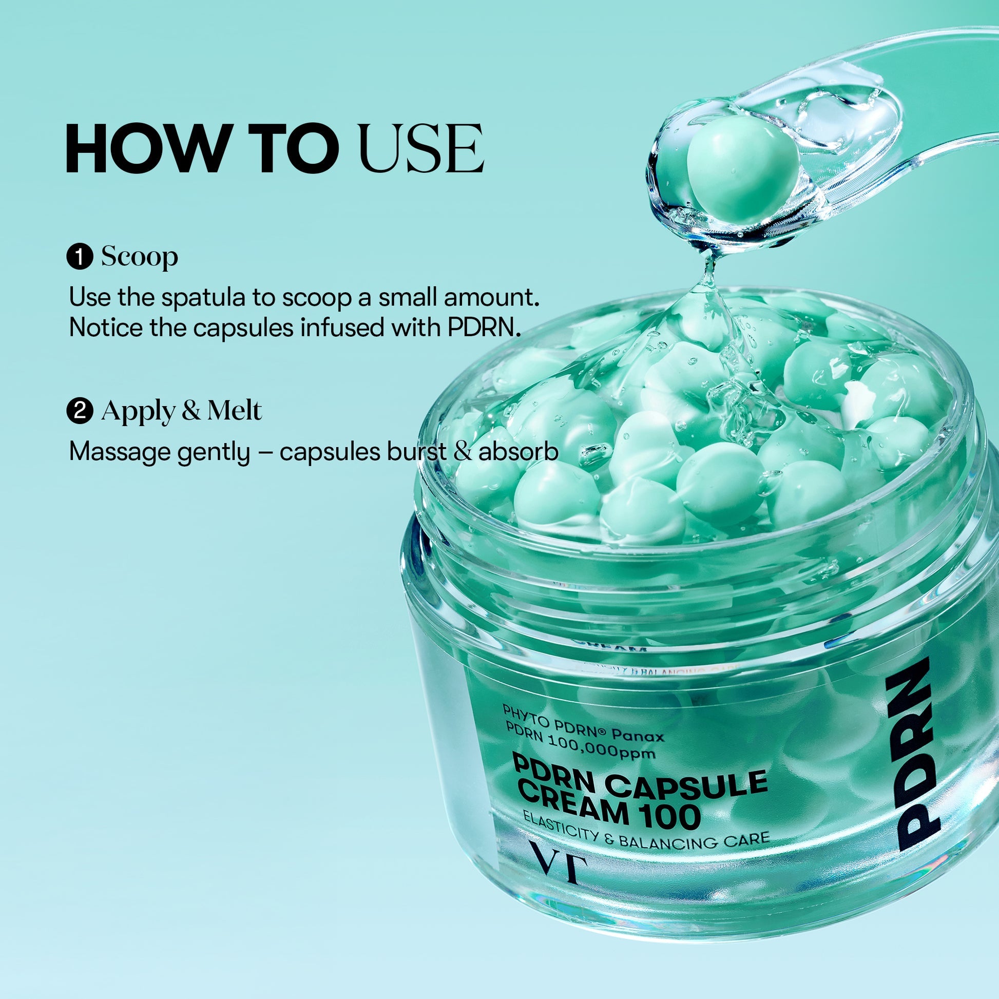 VT Cosmetics – PDRN Capsule Cream 100, 50ml - K-Beauty Studio