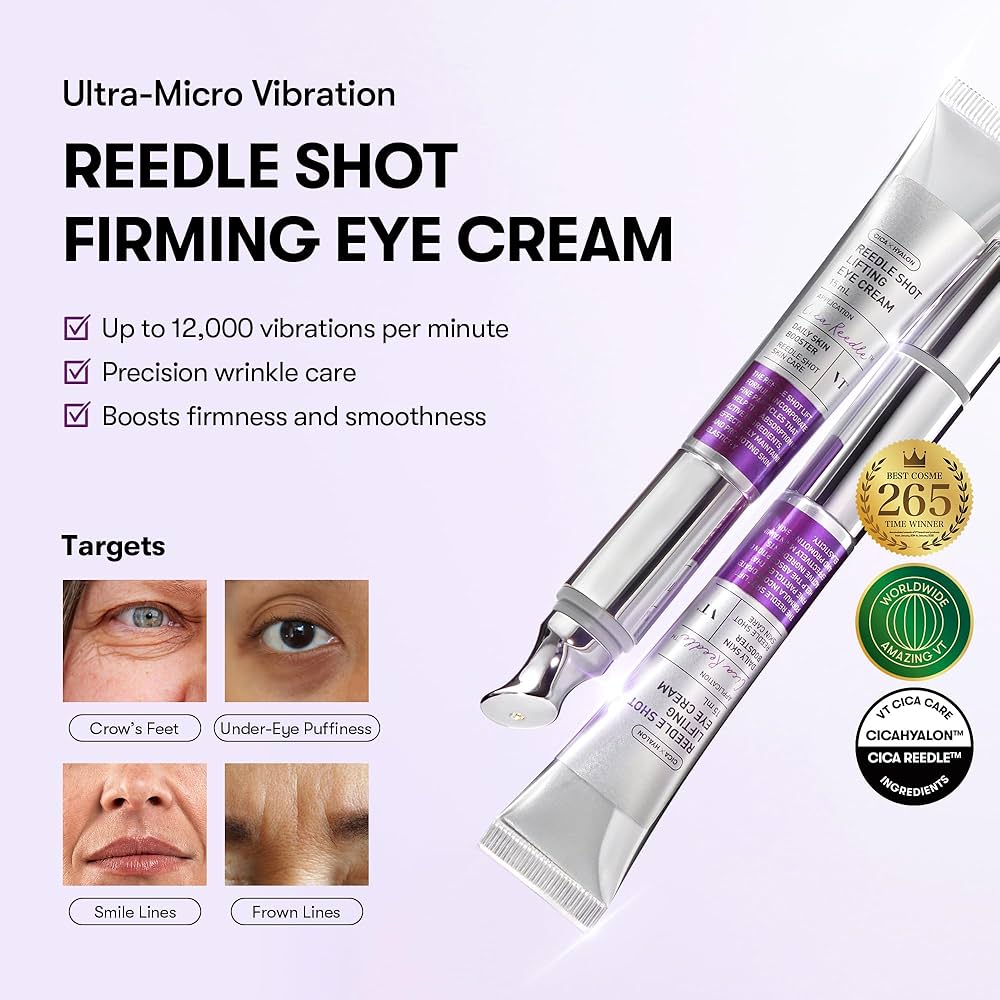 VT Cosmetics – Reedle Shot Lifting Vibrating Eye Cream, 15ml - K-Beauty Studio