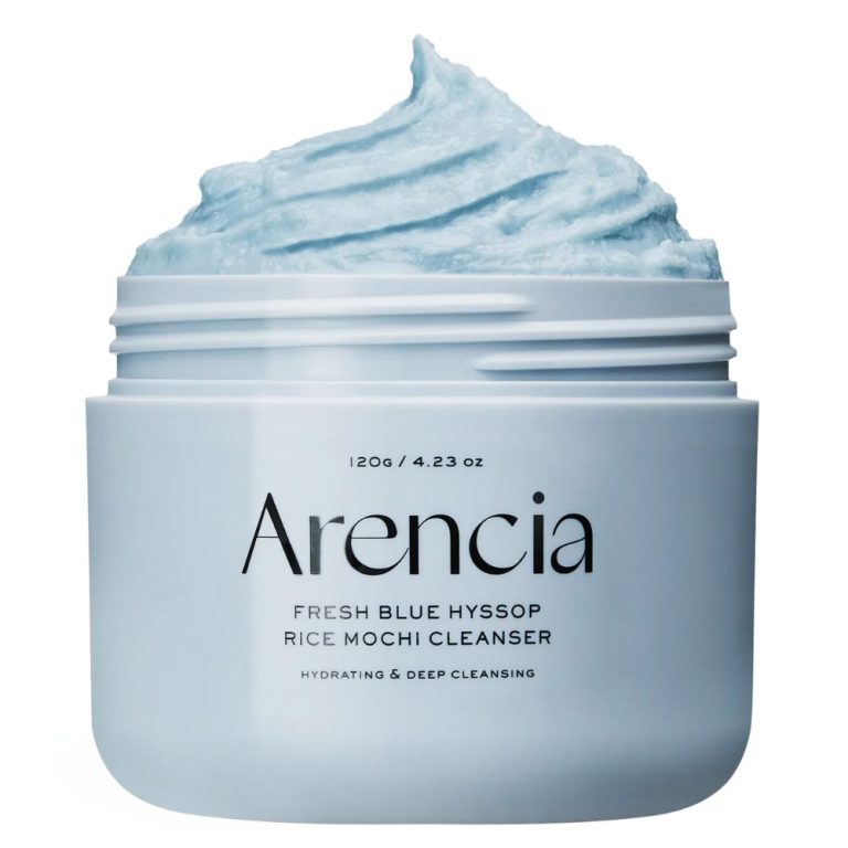Arencia – Fresh Blue Hyssop Rice Mochi Cleanser - 120g - K-Beauty Studio