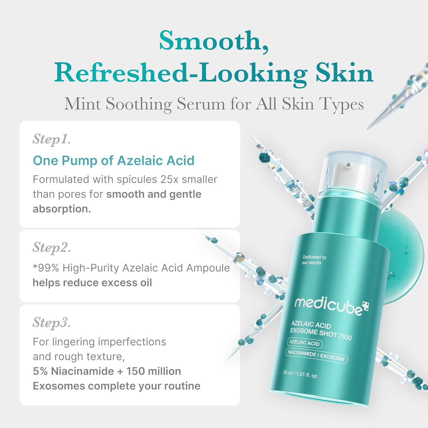 Medicube – Azelaic Acid Exosome Shot Serum 7500 - 30ml