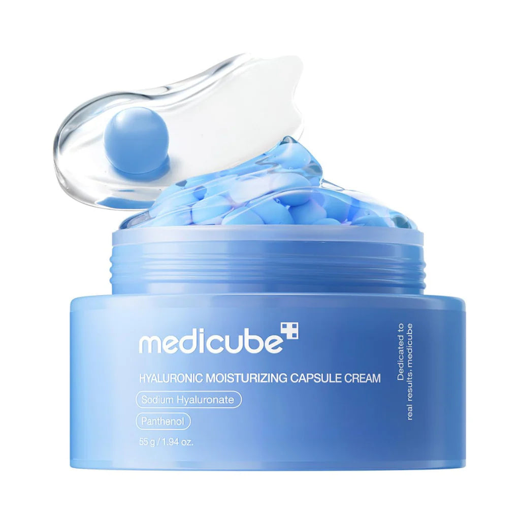 Medicube - Hyaluronic Moisturizing Capsule Cream, 55g - K-Beauty Studio