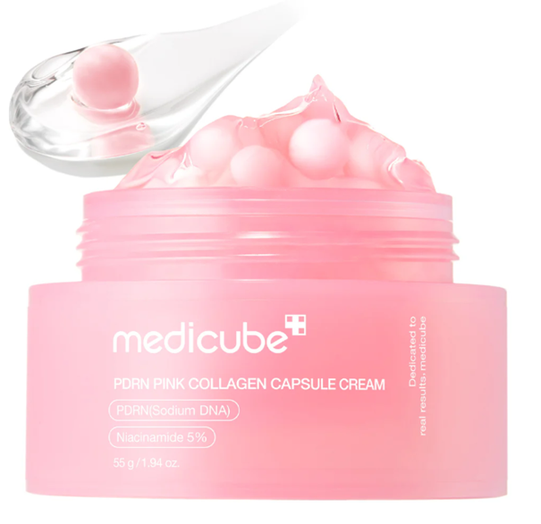 Medicube - PDRN Pink Collagen Capsule Cream, 55g - K-Beauty Studio