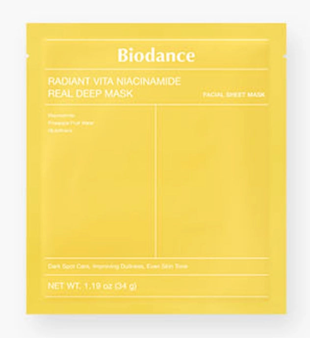 Biodance - Masque Réel Profond Éclatant Vita Niacinamide 1x
