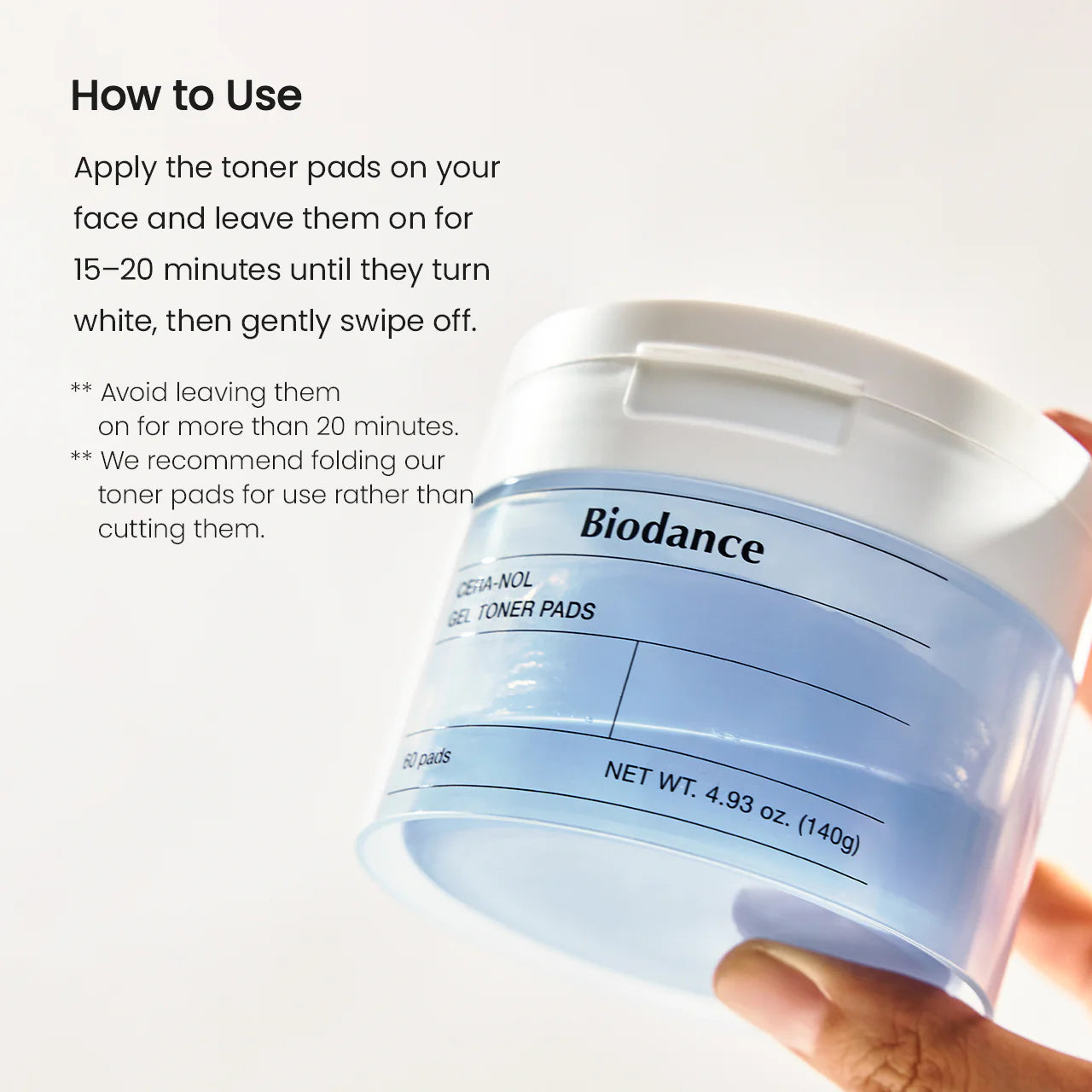 Biodance - Cera-nol Gel Toner Pads (60 pads)