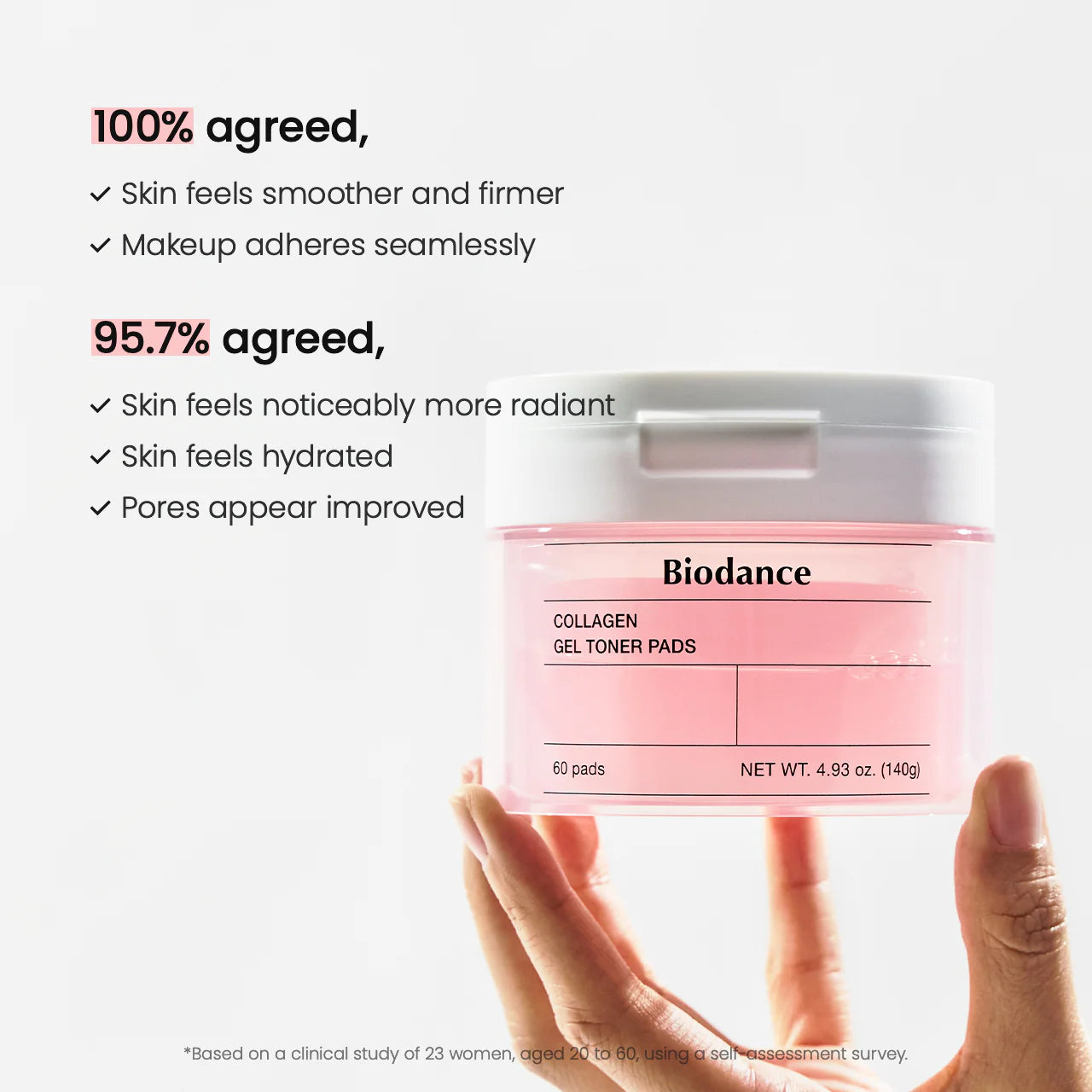 Biodance - Coussinets de toner au gel de collagène (60 coussinets)