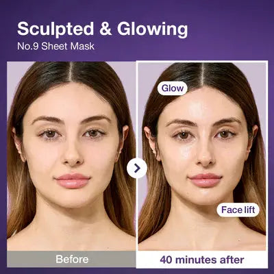 Numbuzin – No. 9 NAD+ BIO Lifting-sil Full Face Mask Set, 4 pieces - K-Beauty Studio