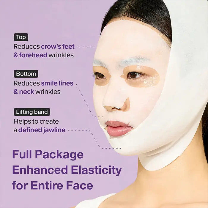 Numbuzin – No. 9 NAD+ BIO Lifting-sil Full Face Mask Set, 4 pieces - K-Beauty Studio