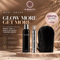MARC INBANE Body & Face SET Natural Tanning Spray + Perle de Soleil - Tanning Drops NAD+ - 15 ml + GRATIS Glove